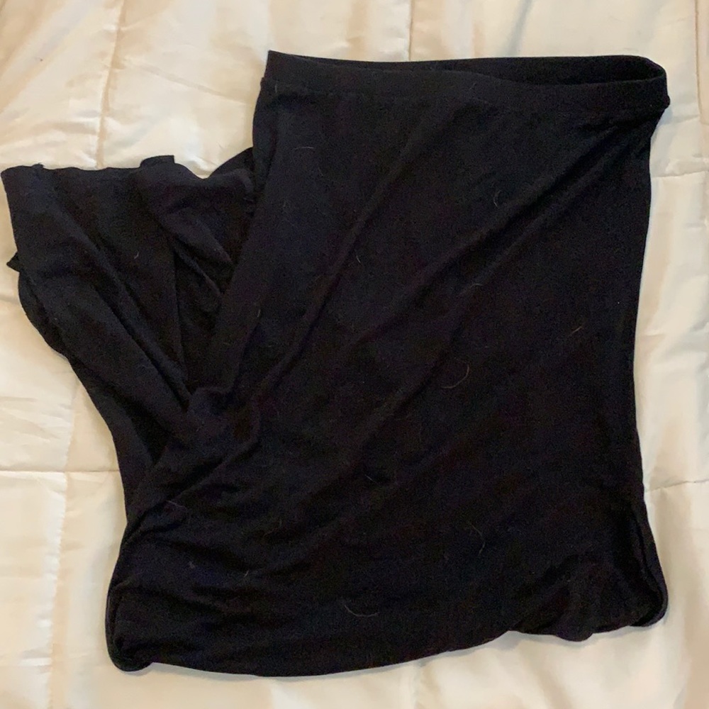 Forever 21 Long Black Skirt with Slit